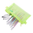 thumbnail image 6 of Transparent Nylon Mesh Pencil Bag, Clear Zipper Stationery Organizer for Campus Office Travel, Practical Gift for Youngster, 6 of 6