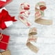Opolski 1 Rouleau Ruban de Noël Ruban d'Emballage de Lin Mode Imitation avec Bord Câblé pour la Maison – image 2 sur 9