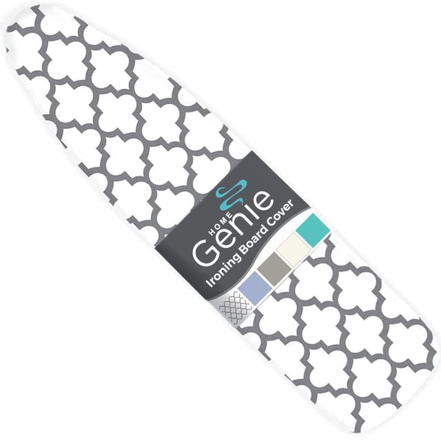 Funda de silicona para tabla de planchar HOME GENIE, tamaño completo, gris