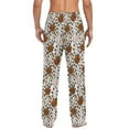 thumbnail image 3 of joogoo Men's Pajama Pants Baseballs Leopard Soft Long Sleep Lounge Pjs Bottoms S, 3 of 7