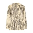 thumbnail image 4 of Heisall Women's Tops Spring Autumn 2025 New Arrival Long Sleeve V-Neck Loose Casual T-shirts with All-over Print Fashion, 4 of 5