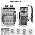 thumbnail image 4 of Insulated Backpack Cooler 20L - Leakproof Lunch Backpack for Outdoor, Travel & Work, Keeps Food & Drinks Cold/Hot 20 Hours, Durable Oxford Fabric with Tablet Compartment & Bottle Opener, 4 of 6