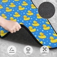 thumbnail image 3 of Yiaed Cute Yellow Rubber Ducks Print Carpet Floor Mats for Cars, Auto Accessories Front & Rear Car Floor Mats Car Floor Foot Mat Sets of 4 Pieces, 3 of 7