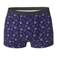 thumbnail image 6 of Men's Boxer Briefs, seashells starfish Soft Comfy Mens Underwear Boxer Briefs Breathable With Widen Waist, 6 of 7
