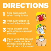 ThermaCare Heat Wraps for Neck, Shoulder, and Wrist Pain Relief - 4 Count