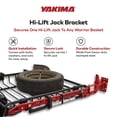 thumbnail image 2 of Yakima Hi-Lift Jack Bracket for LoadWarrior or MegaWarrior Baskets, Red, 2 of 9