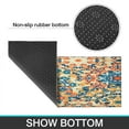thumbnail image 7 of 2 Piece Bohemian Farmhouse Orange Vintage Rug Kitchen Rug Set, Decor Kitchen Rugs, Absorbent Non-Slip Washable Floor Mats, Home Indoor Runner Rugs 17"x47"+17"x30", 7 of 7