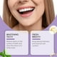 thumbnail image 5 of Pasta dental blanqueadora, pasta dental morada blanqueadora, limpia suavemente y protege la salud dental, refresca el aliento, blanquea los dientes, 100 g de pasta dental probiótica., 5 of 5