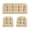 Beige, variant on ZEOLABS Outdoor Wicker Chair Cushions of 3 Pieces Waterproof Tufted Seat Cushions set for Patio Furniture Sofa Bench Settee Couch, 1 Loveseat and 2 U-Shaped Cushions, Aqua Blue