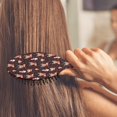 thumbnail image 3 of Dark Christmas Animal Pattern Hair Brush,Girls Detangling Hair Brush,Glide Through Tangles with Ease for Wet & Dry Hair,8.8"X2.8", 3 of 7