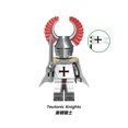 thumbnail image 3 of Caballero Medieval 8 Figuras de Bloques de Construcción – Set de Soldados Templarios y Caballos de Guerra, Juguete de Rompecabezas para Coleccionistas y Niños, 3 of 9
