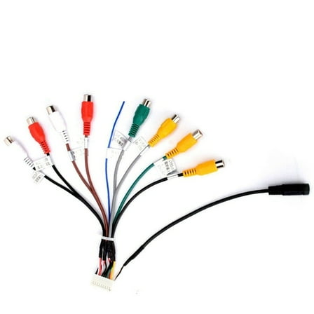 20-PIN Car Auto Stereo Output Adapter Cable with MIC for Vehicle Audio