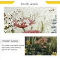 thumbnail image 2 of Dreamtimes Wildflowers Butterfly 1000 Piece Large Jigsaw Puzzle for Adults - Game Interesting Toys - Hand Made Puzzles Personalized Gift, 2 of 7