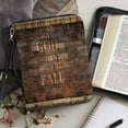 thumbnail image 4 of Kuiaobaty Cross Wall Print Bible Covers for Women Men God is Within Her PU Leather Book Carrying Case with Shoulder Strap/Handle, Large Bible Bags Bible Protective for Bible Study/Daily Use, XL, 4 of 7