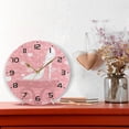 thumbnail image 6 of Dreamtimes High Heel Shoes Wall Clock, 10 Inch Silent Non Ticking Round Clock Oil Painting Clock Easy to Read Clock for Living Room Bedroom Bathroom Home Decor, 6 of 7