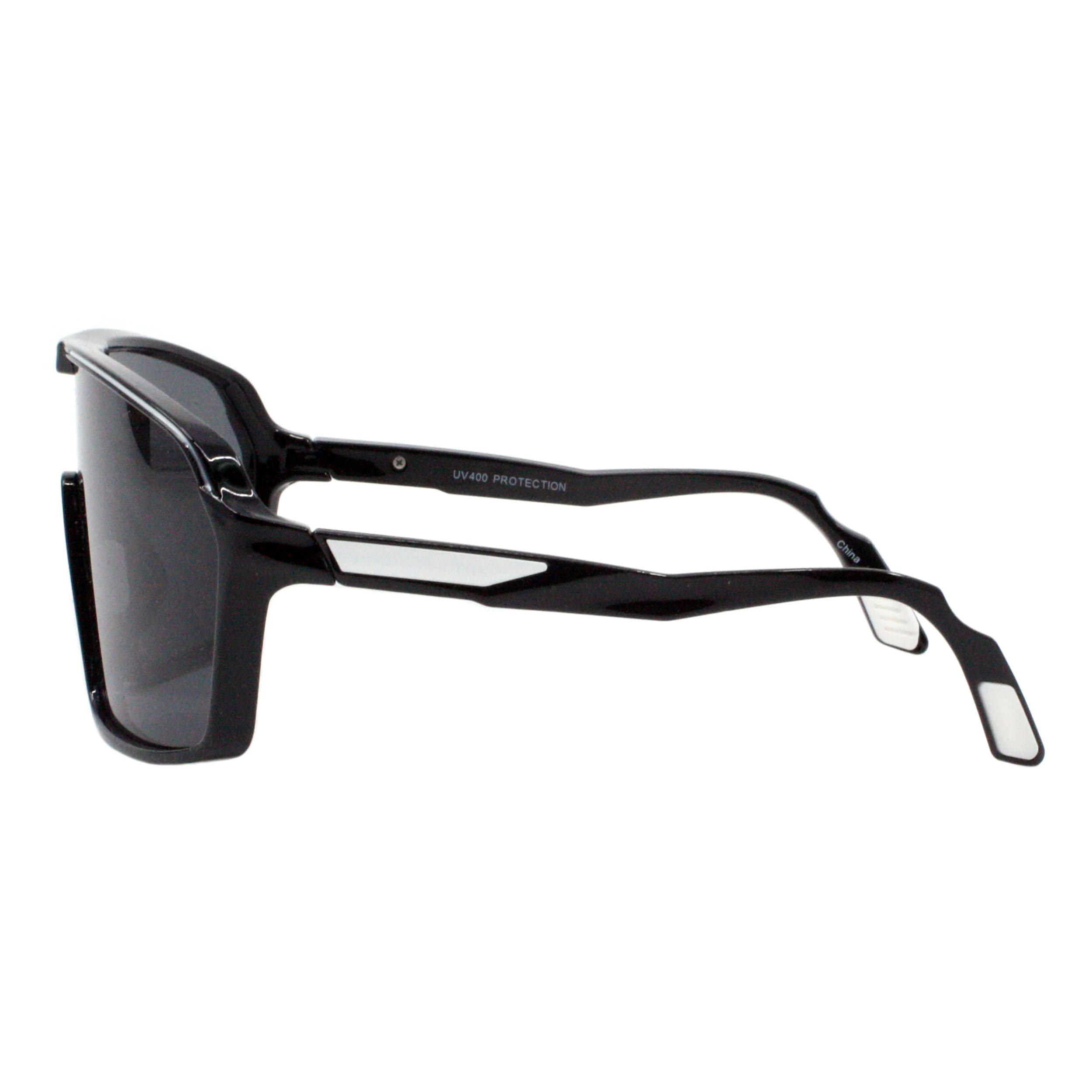 Sporty Goggle Style Sunglasses Oversized Shield Unisex  display picture 3