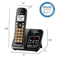 thumbnail image 5 of Panasonic Cordless Phone - Cordless - 1 x Handset - Speakerphone - Answering Machine, 5 of 5