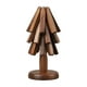 thumbnail image 3 of Posavasos de madera de nogal marrón y negro con forma de árbol, escultura decorativa, creativo, para bebidas, aislante para platos calientes., 3 of 8