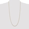 thumbnail image 3 of Auriga Fine Jewelry 14K Yellow Gold 1.45 mm Solid Diamond-cut Cable Chain Necklace for Women 22", 3 of 8