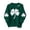 Tops-A990Green, variant on LEKWK Womens St Patricks Day Tops Heart Clover Pattern Graphic Tees Round Neck Sweater Tops Irish Collar Text Daily Wear