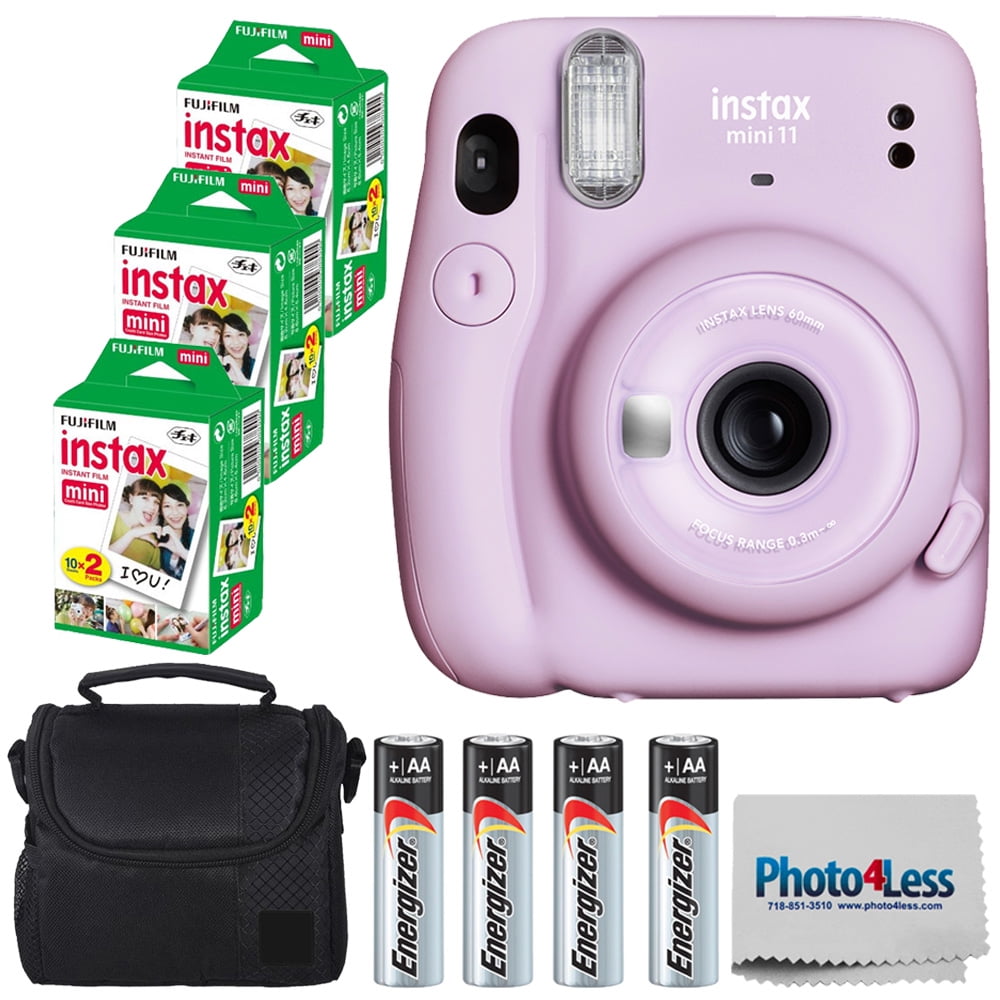 Fujifilm Instax Mini 11 Instant Camera - Lilac Purple (16654803) + 3 