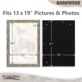 thumbnail image 2 of Icona Bay Barnwood 13x19 Brown Oak Picture Frame, Wall Mount Photo Frame W/ Satin Finish, 2 of 7