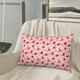 thumbnail image 5 of Naloa flowers and ladybugs Pillowcase, Cool Pillowcase, Lightweight, Breathable, Skin Friendly Pillowcase, Hidden Zipper (No pillow core)-16"x24", 5 of 6