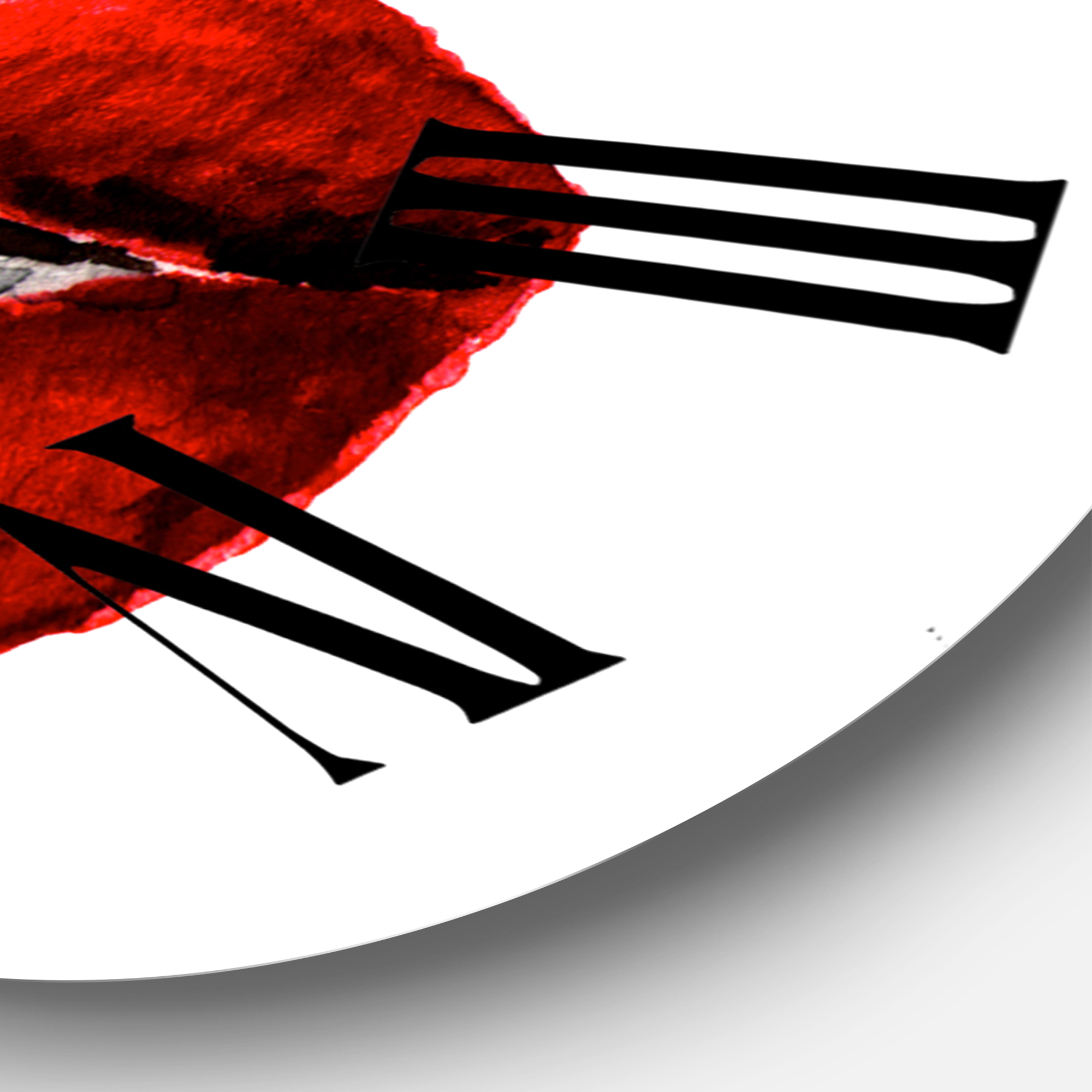 Designart 1 in Modern,Contemporary Wall Clock