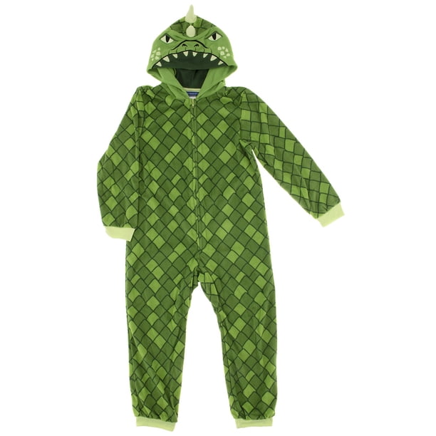 St Eve Kids Boys Fleece Hooded One Piece Blanket Sleeper Walmart Com