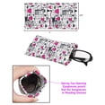 thumbnail image 5 of [3 PACK / 5 PACK], JAVOedge Whimsical Pattern Soft Slip In Eyeglass Pouch Case With Microfiber Cloth, 5 of 6