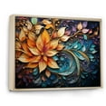 thumbnail image 2 of Designart "Mystic Rangoli Colorful Indian Artistry I" Indian Art Floater Framed Wall Decor, 2 of 7