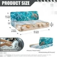 thumbnail image 7 of Uorisanigo RV Dinette Cushions Stretch Beach Turtle Camper Seat Cushion Slipcovers Washable Camper Sofa Chair Cover Furniture Protector Cushion Covers for Couches, 7 of 7