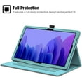 thumbnail image 6 of Fintie Case for Samsung Galaxy Tab A7 10.4'' 2022/2020 Model (SM-T500/T503/T505/T507/T509), Multi-Angle Viewing Smart Stand Back Cover with Pocket, Auto Wake/Sleep, Turquoise, 6 of 8