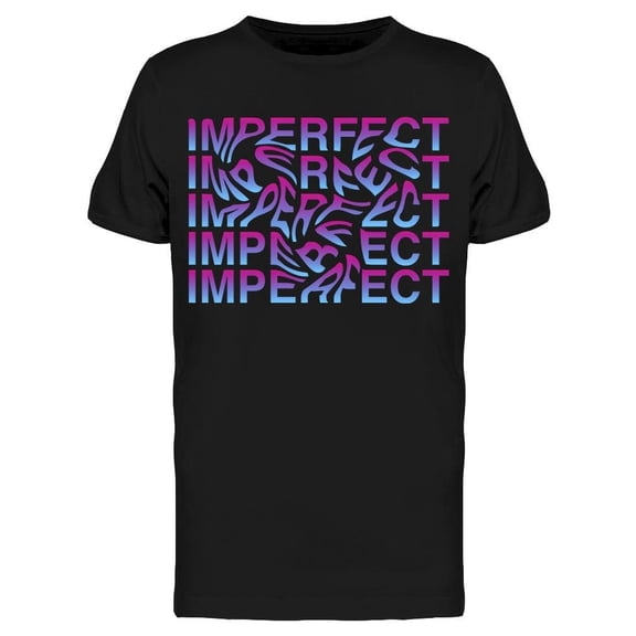 Imperfect Gradient Slogan Tee Men's -Image by Shutterstock