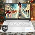 thumbnail image 1 of Laptop HP 14 • Edición limitada de regreso a clases con Microsoft 365 • CPU Intel de 4 núcleos • 16 GB de RAM • 1600 GB de almacenamiento (64 GB integrados + 512 GB externos + OneDrive de 1 TB) • Blan, 1 of 5
