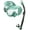 Mint, variant on Rapido Boutique Collection Active Frameless Snorkel Mask Dry Snorkel Set, Scuba Snorkeling Dive Mask Snorkel Combo Kit