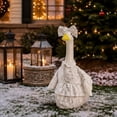 thumbnail image 5 of Qwtwty Christmas Lawn Goose Costume for 23" Geese Statue, Funny Lawn Goose Christmas Outfits for Garden Lawn Patio Yard Outdoor Decoration, 5 of 6