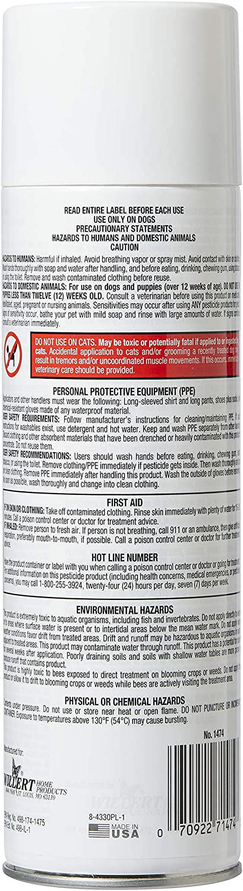 Reefer Galler SLA Cedar Scented Moth Repellent Spray, Kills Moths, Bed Bugs, and Pests on Contact, 15 oz (Pack of 6)