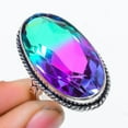 thumbnail image 2 of Natural Bi-Color Tourmaline Gemstone 925 Sterling Silver Ring Size 9, 2 of 2