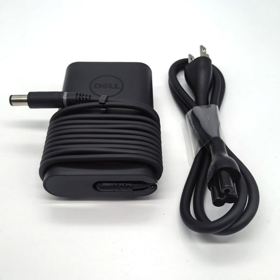 Dell Laptop Charger 65W watt Barrel 7.4mm tip, Latitude 7280 7285 7380 7389 7480 7290 7390 7490 AC Power Adapter 19.5V 3.34A, Black, LA65NM191