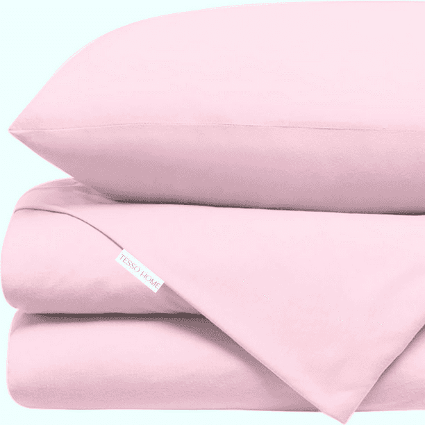 Sábanas ultrasoft IND Tesso Home Rosa Claro