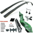 thumbnail image 3 of Black Hunter Archery Takedown Recurve Bow 60" Right Hand Hunting Bow Set with Arm Guard Finger Guard Bow Stringer Fur Pad Arrow Rest  20-60 lbs（60lbs）, 3 of 8