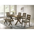 thumbnail image 2 of Alston 6-piece Rectangular Dining Table Set Knotty Nutmeg, 2 of 18