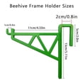 thumbnail image 2 of Lefu 6pcs Beekeeping Hive Stand Beehive Frame Holder Bracket Rack Tool for Beekeepers, 2 of 6