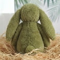 thumbnail image 4 of Kiewfjdk Bunny Easter Stuffed Animal Dark Green 10"– Soft Easter Bunny Plush Toys Long Ears, Cuddly Rabbit Plushies for Kids Adults Age 3+, Perfect Birthday & Easter Gifts, 4 of 8
