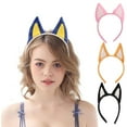 thumbnail image 2 of Skymirror 1/2 Pcs/Set Dog Costume Props Animal Ears Decor Hair Hoop Tail Set Birthday Party Cosplay Dress Up Accessories, 2 of 8