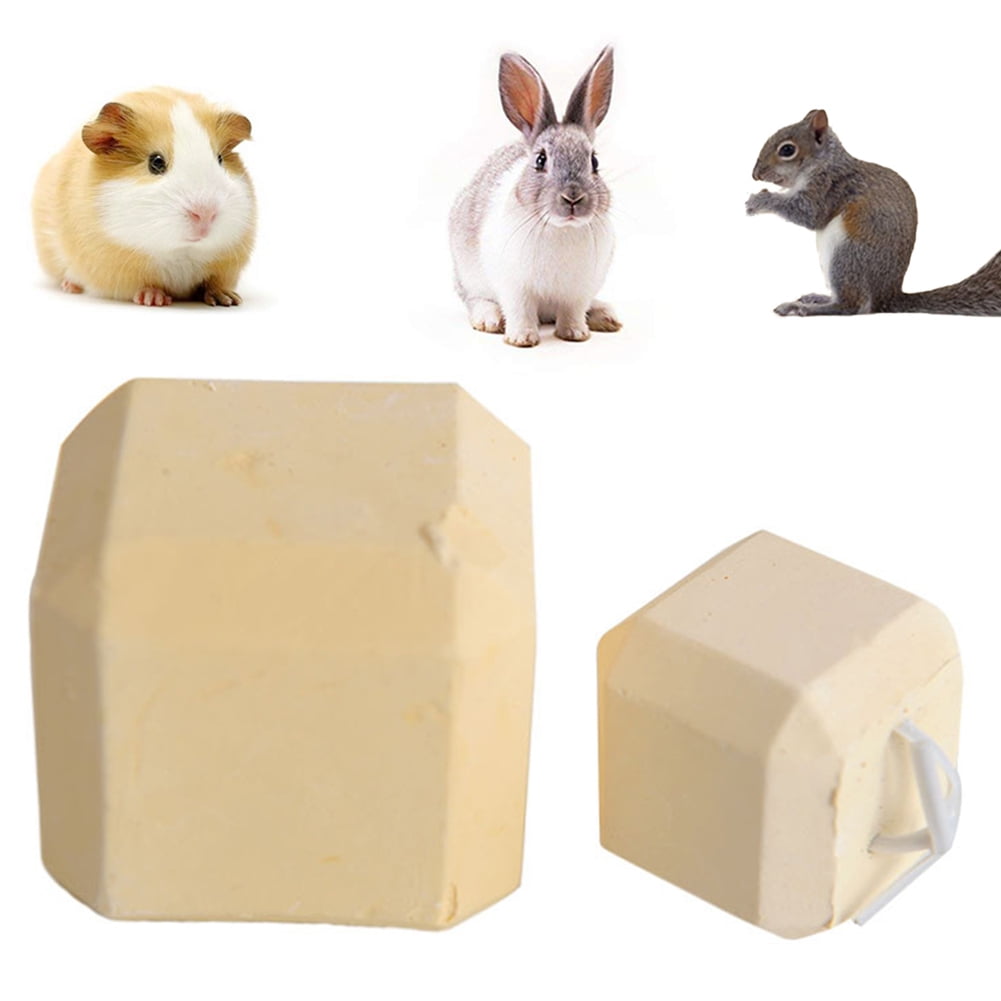 Hamster Teeth Grinding Stone Mineral Calcium Rabbit Rat Squirrel Toys Cube Hang 