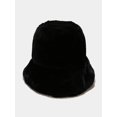 thumbnail image 2 of ZNQHFRE Women Warm Plush Bucket Fisherman Hat, Fashion Cloche Cap For Autumn Winter Daily Wear, 2 of 3