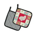 thumbnail image 2 of Carolines Treasures CK5410PTHD White Holland Turkey Love Pair of Pot Holders, 7.5HX7.5W, multicolor, 2 of 4