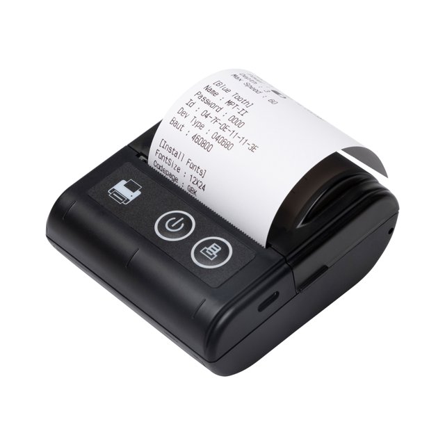Label printer,Restaurant Sales Retail Printer U-sb Bt Printer Speed With 2 Inches 57mm Roll Paper Compatible Paper Compatible With Usb 1 Roll Paper Compatible With Ios Portable Thermal Receipt Koeb